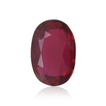3.06 Carat Red BURMESE Oval Ruby GIA
