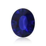 Zaffiro ovale BLU DELLO SRI LANKA da 3,07 carati CD