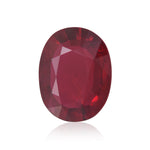 3.35 Carat Red BURMESE Oval Ruby GIA