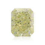 3.36 Carat Fancy Light Yellow Radiant Diamond VVS2 GIA