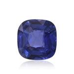3.42 Carat Blue SRI LANKAN Cushion Sapphire GIA No Heat