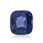 3.43 Carat Blue SRI LANKAN Cushion Sapphire GIA No Heat