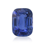 3.50 Carat Blue SRI LANKAN Cushion Sapphire GIA No Heat