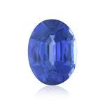 3,59 Karat Blauer SRI LANKA Oval Saphir CD