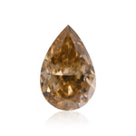 Diamante a Pera Giallo Marrone Fancy da 3,84 carati VVS2 GIA