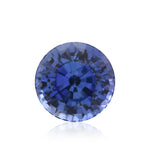 ياقوت أزرق مستدير من سريلانكا بوزن 3.85 قيراط، CD