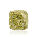 Diamante a Cuscino Giallo Verdastro Brunastro Fantasia da 0,91 Carati SI1 GIA