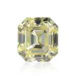 0,56 Karat Fancy Light Yellow Smaragd Diamant VVS2 IGI