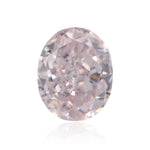 1.58 Carat Fancy Purple Pink Oval Diamond SI2 GIA