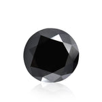 5.32 Carat Fancy Black Round Brilliant Diamond GIA