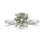 Runder Diamant-Solitärring