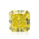 0.53 Carat Fancy Vivid Yellow Radiant Diamond (VS2) GIA