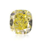 Diamante a cuscino Fancy Yellow da 0,77 carati (I1) GIA