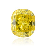 ألماسة وسادة صفراء داكنة فاخرة 0.73 قيراط VS2 GIA