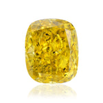 Diamante Giallo Fancy Vivid Taglio Cuscino da 1,07 Carati I1 GIA