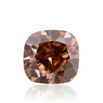 0.41 Karat Fancy Dark Pink Brown Kissenschliff Diamant SI1 GIA