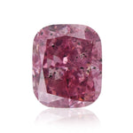 1.01 Carat Fancy Intense Purplish Pink Cushion Diamond I1 GIA
