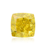 0,55 Karat Fancy Vivid Yellow Cushion Diamant SI2 GIA