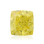 Diamante a Cuscino Giallo Fantasia Intenso 0.54 Carati SI1 GIA