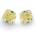 14.71 Carat Fancy Yellow Cushion Diamonds VS2 GIA