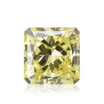 0.50 Carat Fancy Yellow Radiant Diamond VVS1 GIA