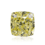 2.00 Carat Fancy Yellow Cushion Diamond VS2 GIA