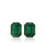 4.04 Carat Zambian Octagon Emeralds GRS Pair