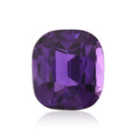 4.04 Carat Purple MADAGASCAR Cushion Sapphire SSEF No Heat