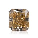 1,22 carati Fancy Light Brown Yellow Radiant Diamond VS2 GIA
