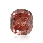 0.47 Carat Fancy Deep Pink Cushion Diamond (I1) GIA