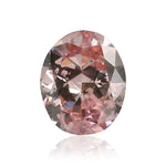 0.46 Carat Fancy Intense Pink Oval Diamond SI2 GIA