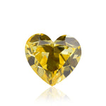 Diamante a CUORE GIA SI1 Fancy Vivid Giallo Arancio 1.01 carati