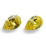 1,03 Karat Phantasievoller Intensivgelber Diamant in Tropfenform SI1