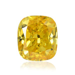 Diamante cuscino giallo-arancio fancy vivido da 0,82 carati SI1 GIA