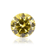 2,01 Karat Fancy Deep Brownish Greenish Yellow runder Brillant Diamant VS2 GIA