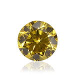 0.58 Karat Fancy Deep Brownish Yellow runder Brillant SI1 GIA