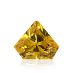 0.74 قيراط ألماسة مثلثة Fancy Vivid Orange Yellow بدرجة نقاء VS1 من GIA