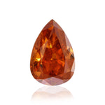 0,56 Karat Fancy Deep Yellowish Orange Tropfen Diamant (I1) GIA