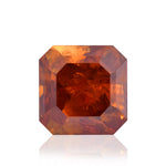 1,32 Karat Fancy Deep Brownish Orange Smaragd Diamant (I2) GIA