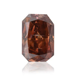 0.32 قيراط ألماسة Radiant بلون Fancy Deep Brown Pink (I1) GIA