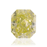 1,03 Karat Fancy Greenish Yellow Radiant Diamant I1 GIA