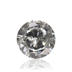 0.80 Carat Fancy Blue Gray Round Brilliant Diamond (I1) GIA