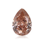 Diamante a pera Fancy Intense Orangy Pink da 1,72 carati, VS1, GIA