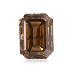 6.11 Carat Fancy Orangy Brown Emerald Diamond (I1) IGI
