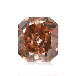 0.51 Carat Fancy Deep Pink Brown Radiant Diamond SI2 GIA