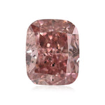 Diamante a cuscino rosa intenso fantasia 0,37 carati SI2 GIA