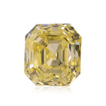 Diamante Asscher Giallo Intenso Fantasia da 0,53 carati (VS)