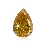 1.03 Carat Fancy Deep Brownish Yellow Pear Diamond (SI2) GIA