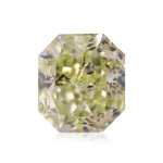 1,34 Karat Fancy Yellow Green Radiant Diamant (I2) GIA