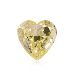 1.60 Carat Fancy Light Yellow HEART Diamond SI1 GIA